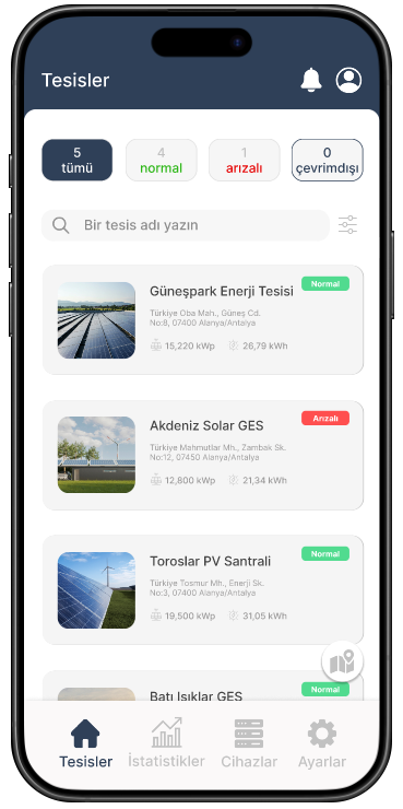 App screen
